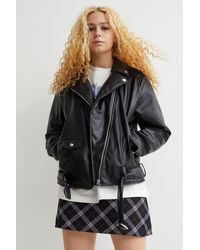 H&M Leather jackets for Women - Up to 43% off at Lyst.com