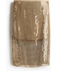 H&M - Paillettenbesetzter Mesh-Jupe - Lyst