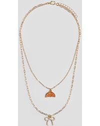 H&M - Collier À Deux Rangs Avec Pendentifs - Lyst