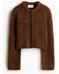 H&M - Vest Van Mohairmix Met Schoudervullingen - Lyst