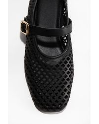 H&M - Perforierte Ballerinas im Mary-Jane-Stil - Lyst