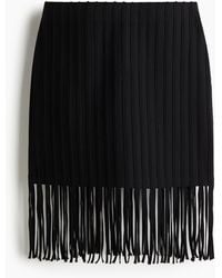 H&M - Rock mit Fransen - Lyst