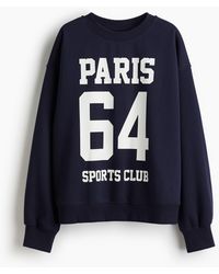 H&M - Sweat Avec Texte - Lyst