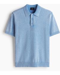 H&M - Gebreid Poloshirt - Lyst