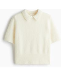 H&M - Pullover aus Alpakamix mit Kragen - Lyst