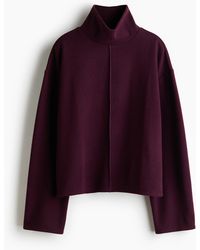 H&M - Pull Loose Avec Col Cheminée - Lyst