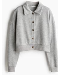 H&M - Cardigan mit Kragen - Lyst