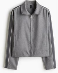 H&M - Twill Trackjacket - Lyst