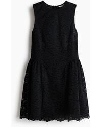 H&M - Robe En Dentelle Avec Jupe Évasée - Lyst