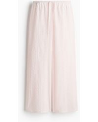 H&M - Pyjamabroek Met Broderie Anglaise - Lyst