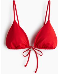 H&M - Padded Triangelbikinitop - Lyst