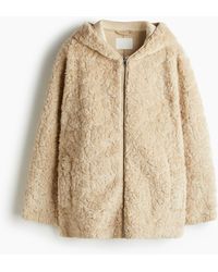 H&M - Teddy Jack Met Capuchon - Lyst