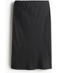 H&M - Slip-on Rok Van Viscose - Lyst