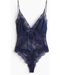 H&M - Body Van Microvezel En Kant - Lyst