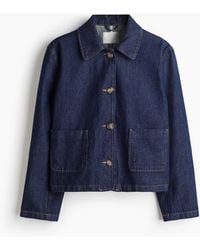H&M - Twill Jack Met Kraag - Lyst