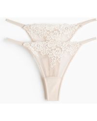 H&M - Set Van 2 Kanten Slips - Lyst