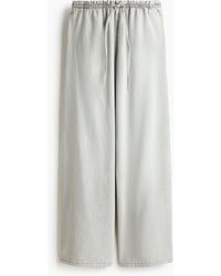 H&M - Denim Pull-on Broek - Lyst