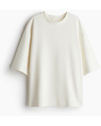 H&M - Kastiges T-Shirt aus Interlock-Jersey - Lyst