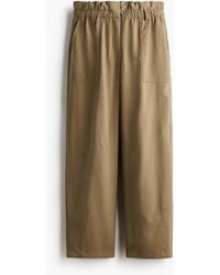 H&M - Paperbagbroek Met Barrel-pijpen - Lyst