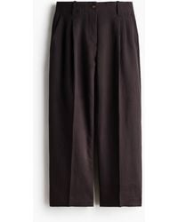 H&M - Enkellange Broek Van Twill - Lyst