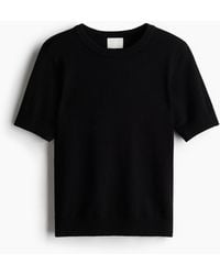 H&M - Fijngebreide Top - Lyst