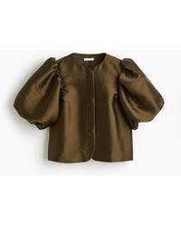H&M - Blouse Met Ballonmouwen - Lyst