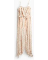 H&M - Gemusterter Jumpsuit - Lyst