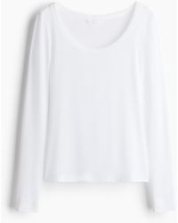 H&M - Top À Encolure Dégagée - Lyst