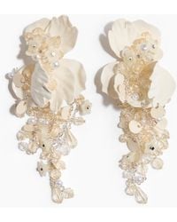 H&M - Cluster-Ohrringe mit Blumendetails - Lyst