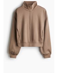 H&M - Superweiche Jacke mit Reissverschluss - Lyst
