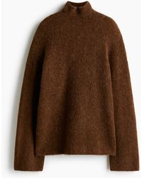 H&M - Oversized Trui Van Alpacawolmix - Lyst
