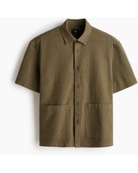 H&M - Hemd aus Leinengemisch in Relaxed Fit - Lyst
