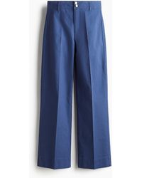 H&M - Hose aus Canvas - Lyst