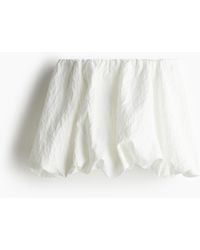 H&M - Bubble-hem Minirok - Lyst