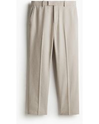 H&M - Elegante Hose aus Leinenmix in Regular Fit - Lyst