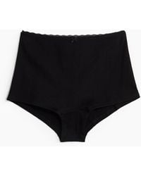 H&M - Shortie mit Pointellemuster - Lyst