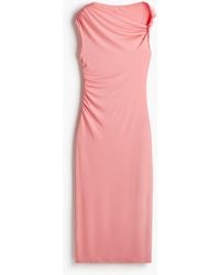 H&M - One-Shoulder-Kleid mit Twistdetail - Lyst
