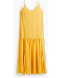 H&M - Maxi-jurk Van Chiffon - Lyst