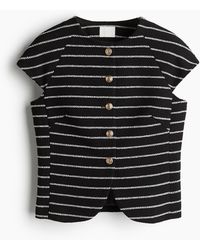H&M - Top Met Knoopsluiting - Lyst