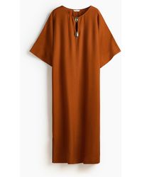 H&M - Robe Caftan Maxi - Lyst