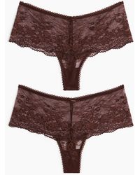 H&M - 2er-Pack Tangas aus Spitze - Lyst