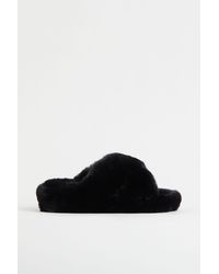 h and m womens slippers