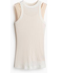 H&M - Gelaagde Tanktop - Lyst