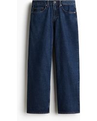 H&M - Straight Relaxed Jeans - Lyst