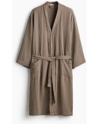 H&M - Mousseline Ochtendjas - Lyst