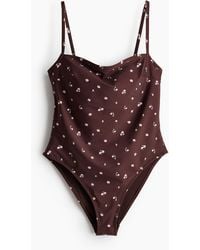 H&M - Badpak Met Padded Cups - Lyst