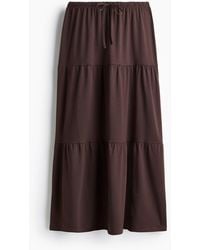 H&M - Jupe maxi à étages - Lyst