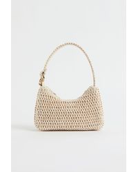 H&M Strohhandtasche in Natur Damen Taschen Strand und Strohtaschen 