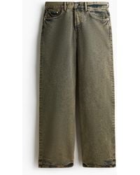 H&M - Loose Straight Jeans - Lyst