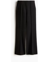 H&M - Flared Broek Van Twill Met Splitten - Lyst
